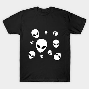 Alien face pattern T-Shirt